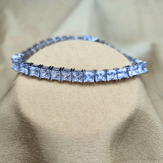 925 Silver Princess Tennis Bracelet