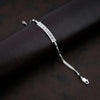 925 Silver Black Gemstone Party Wear Bracelet for Women