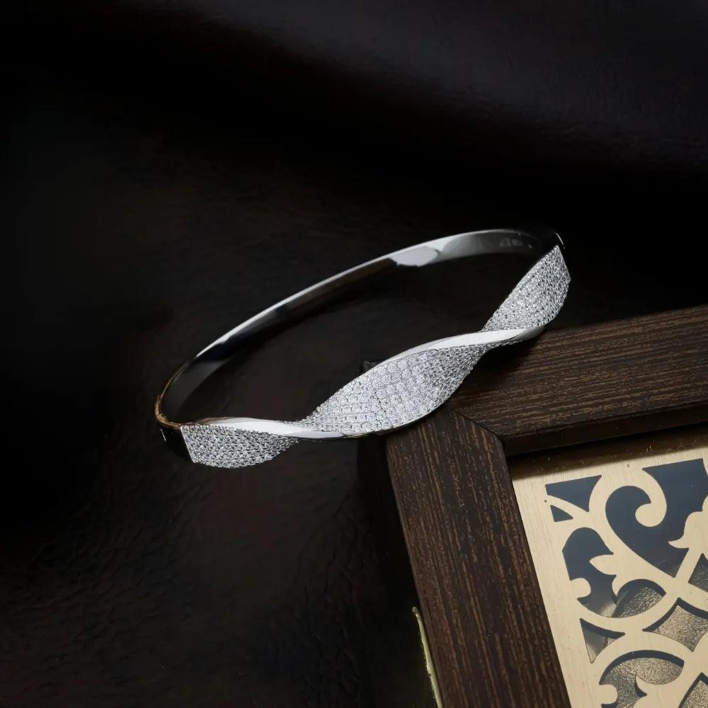 925 Silver Bracelet like Unique Bangle for Women