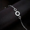 925 Silver Center Round Bracelet for Women