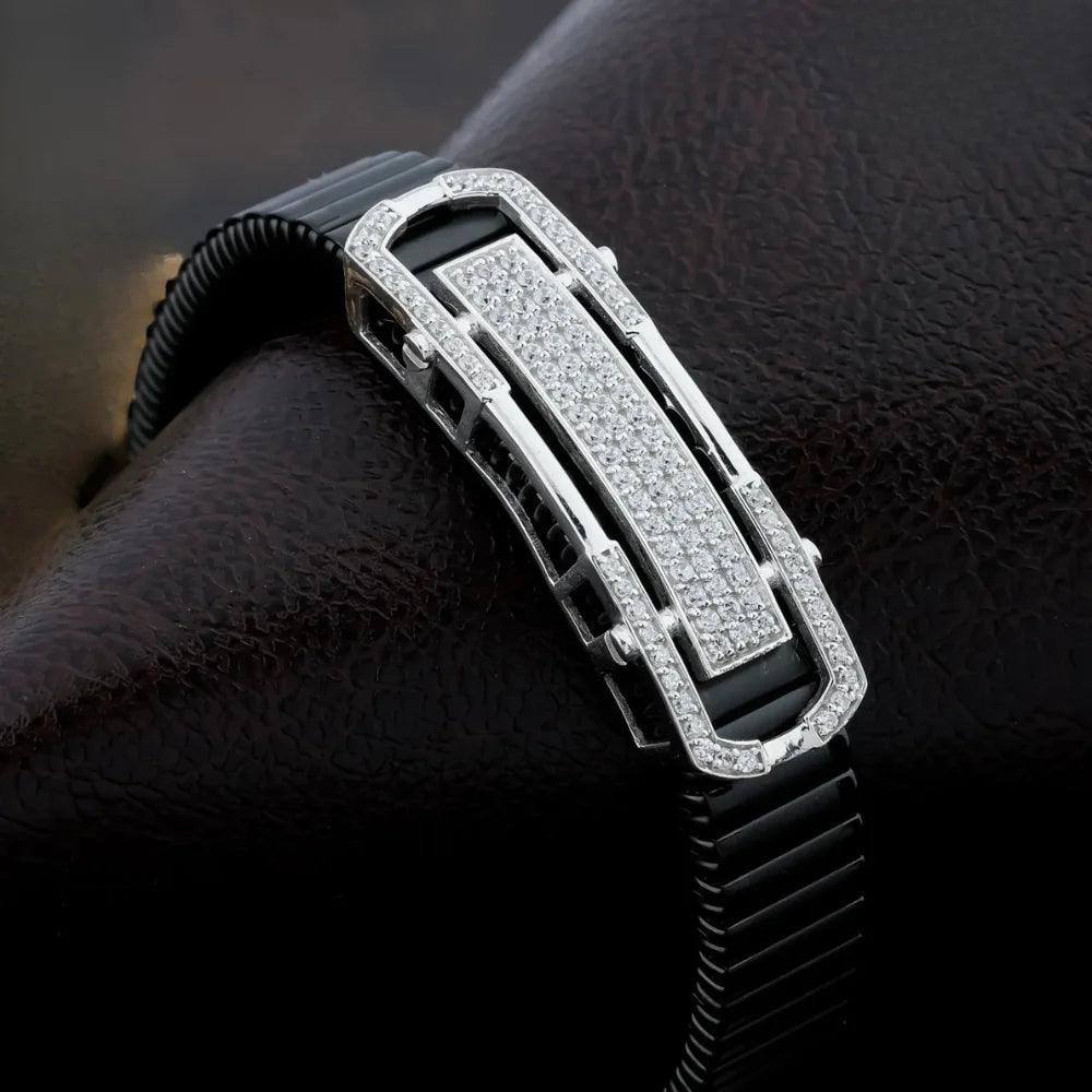 925 Silver Delicate Rolex Bracelet for Men