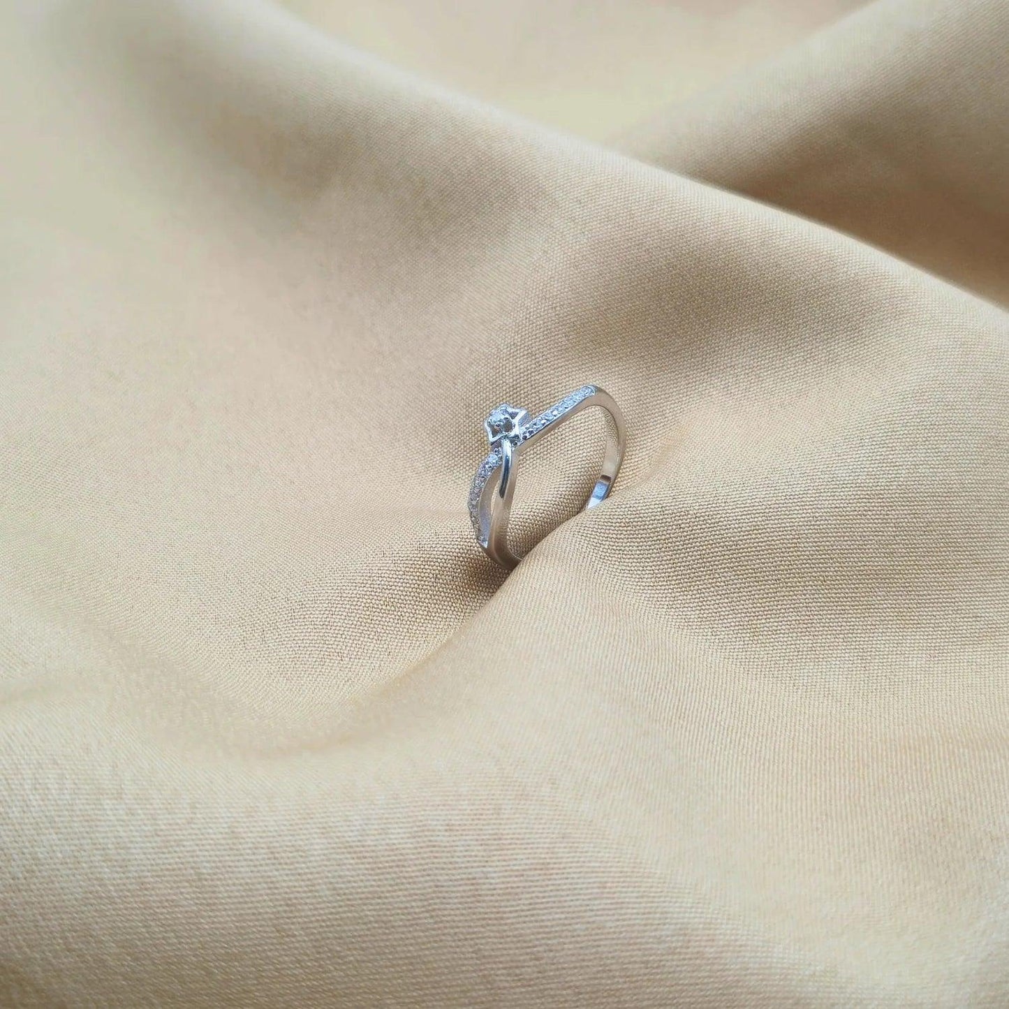 925 Silver Delicate Star Ring for Women