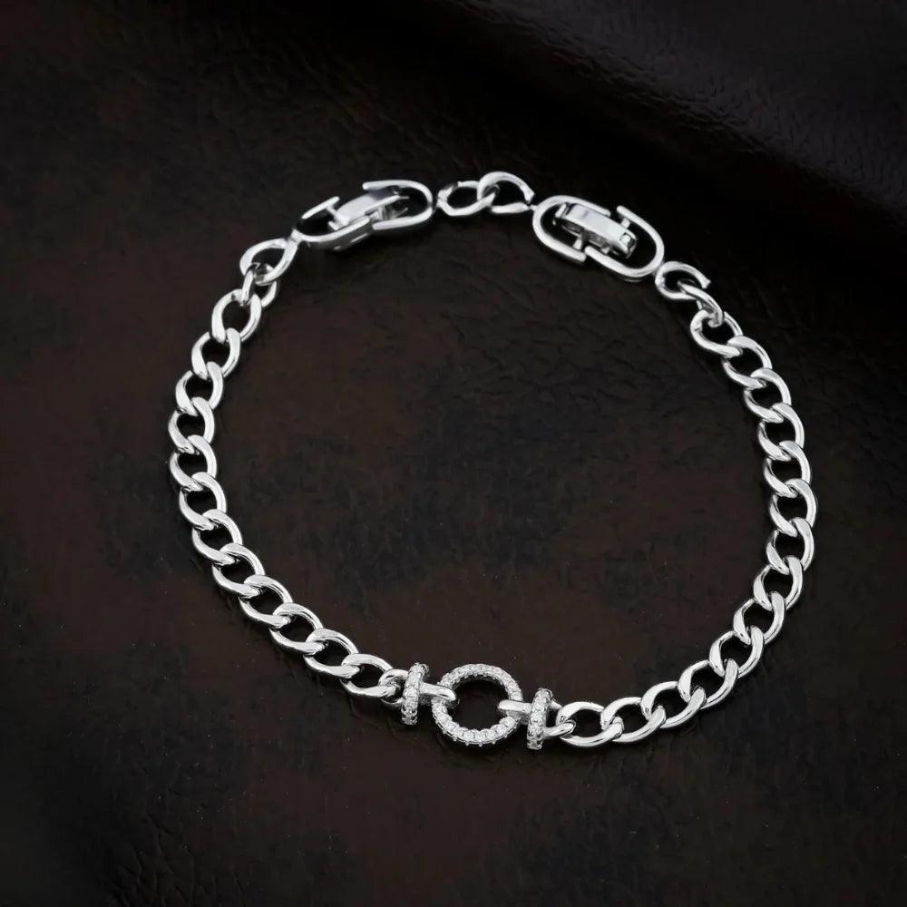 925 Silver Delicate Swarovski Diomand Bracelet for Women