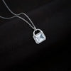 925 Silver Emarald Solitaire Pendant for Women