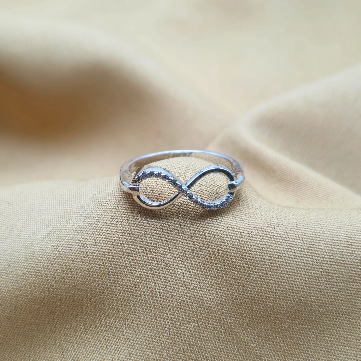 925 Silver Infinity Style Ring for Women