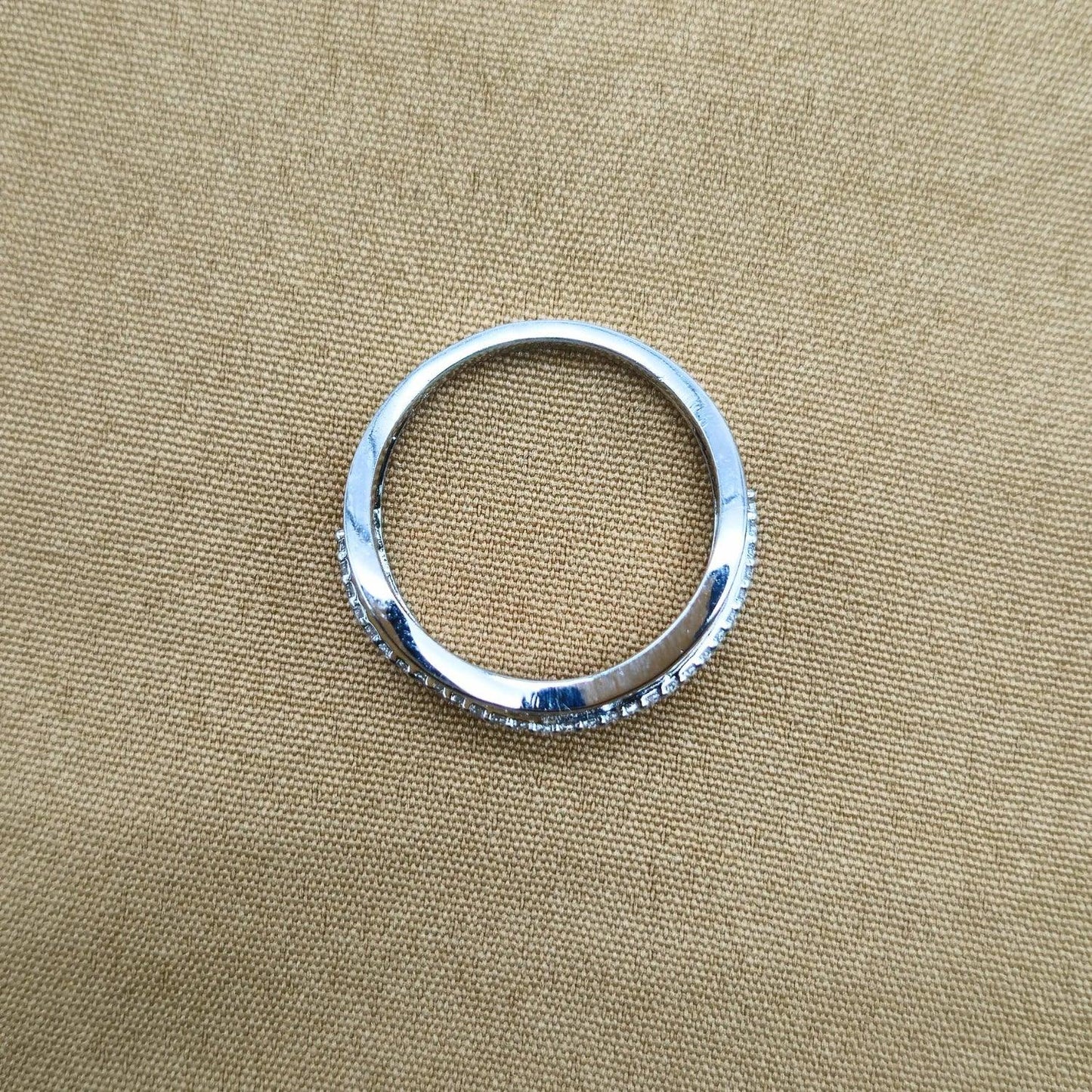 925 Silver layer lapping Ring for Women