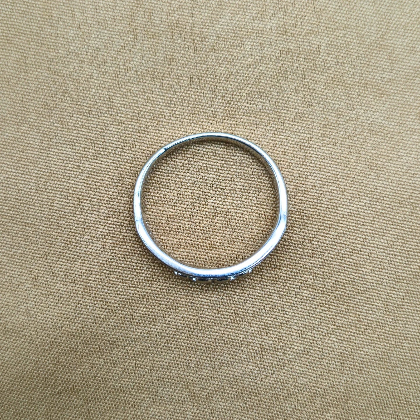 925 Silver Line Sizzling Ring for Women