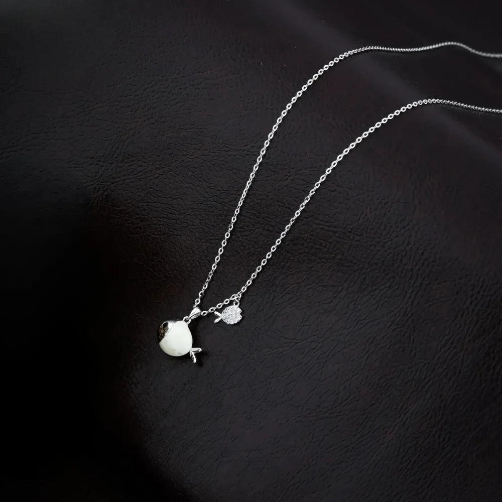 925 Silver Little Fish Pendant for Women