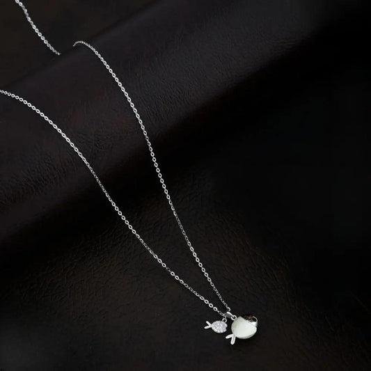 925 Silver Little Fish Pendant for Women