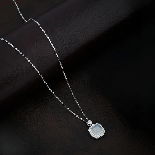 925 Silver Moonstone Pendant for Women