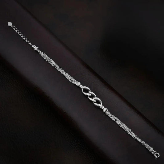 925 Silver Multi Chain Bracelet for Women