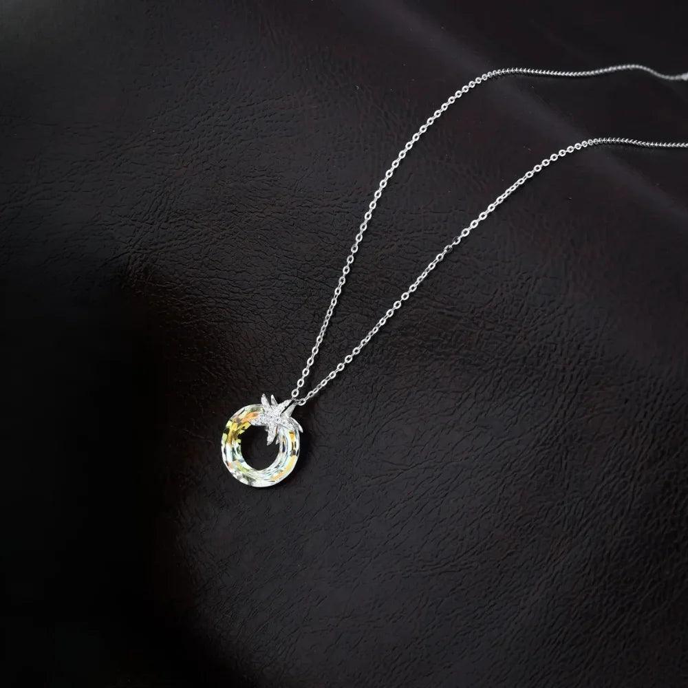 925 Silver Multi Vintage Star Pendant for Women