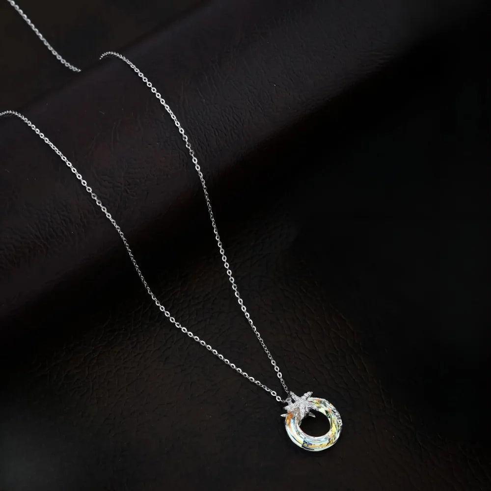 925 Silver Multi Vintage Star Pendant for Women