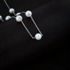 925 Silver Pearl Chain Pendant for Women