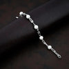 925 Silver Pearl Gemstone Party Wear Bracelet for Women