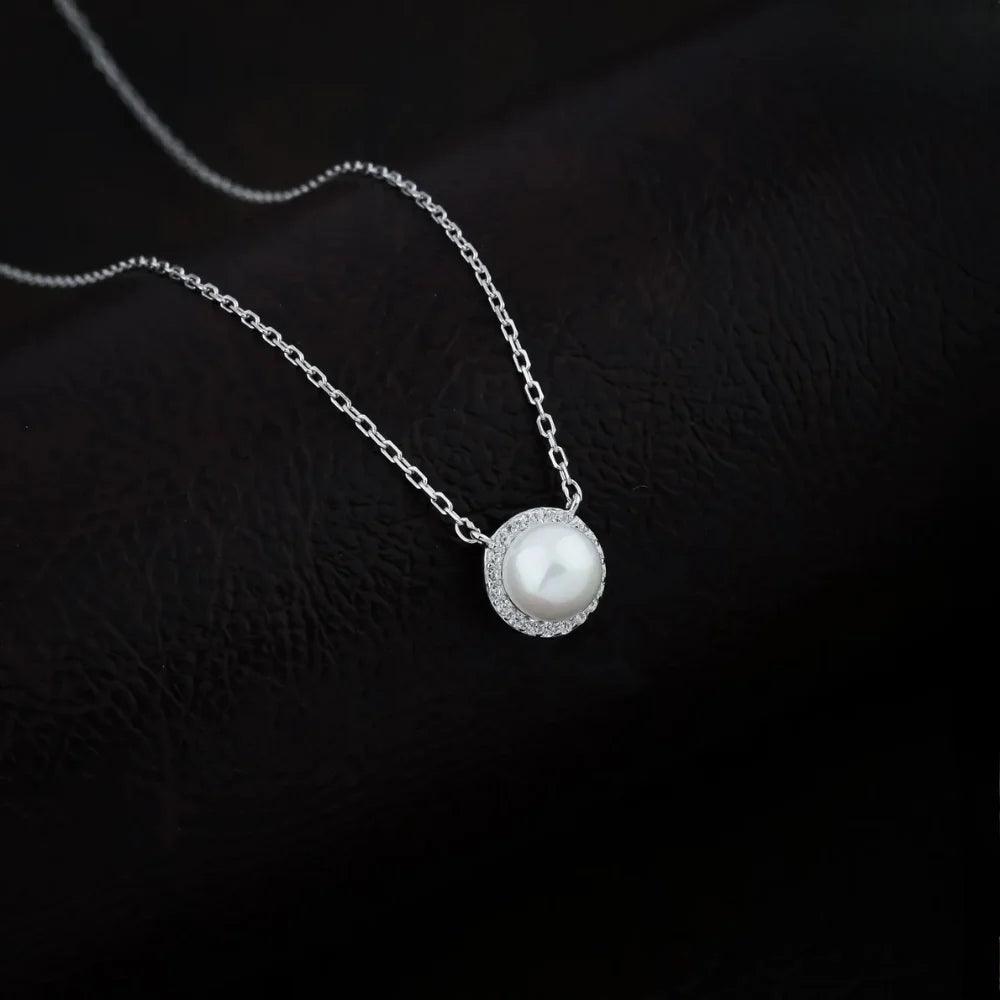 925 Silver Pearl Pendant for Women