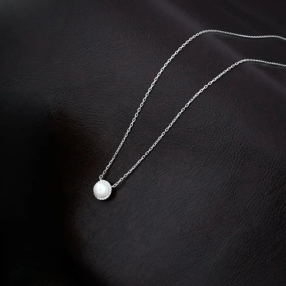 925 Silver Pearl Pendant for Women