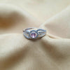 925 Silver Pink Shiny Ring for Women