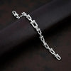925 Silver Punk Chain Party Wear Bracelet for Women