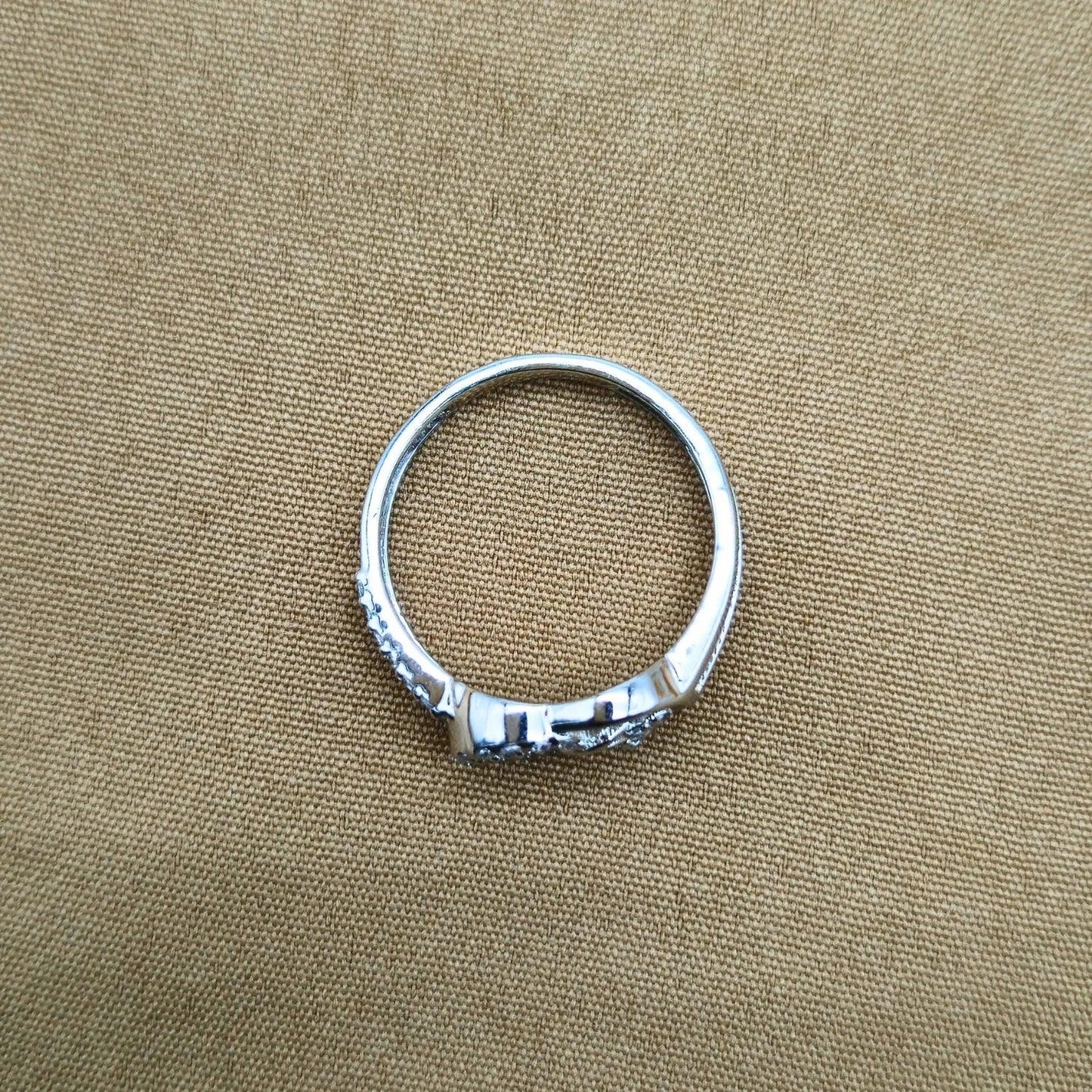 925 Silver Round Flower Ring for Women