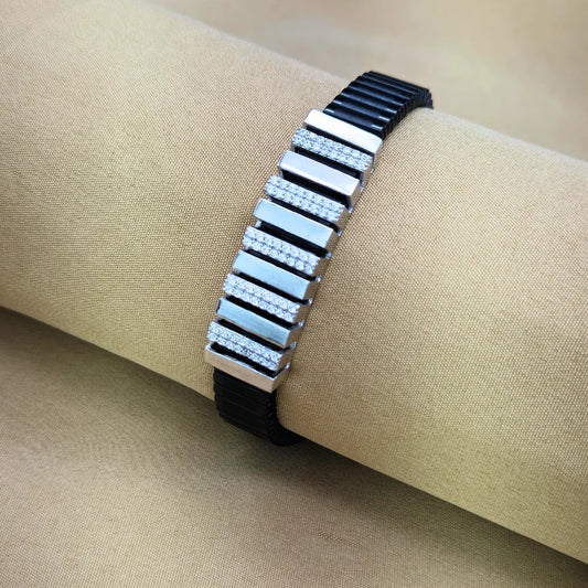 925 Silver Slim Line Rolex Bracelet for Men