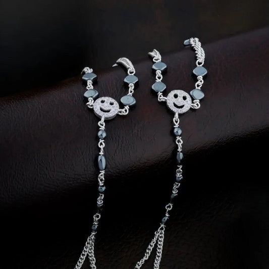 925 Silver Smiley Bracelet for Kids | Child