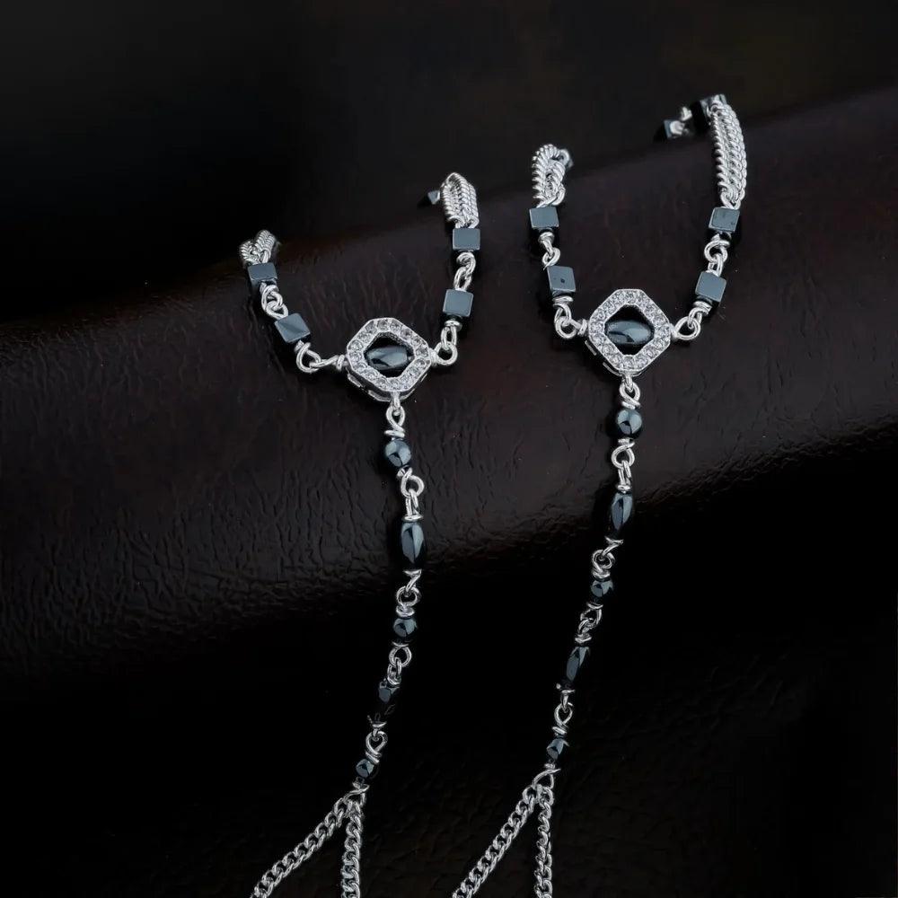 925 Silver Square Bracelet for Kids | Child