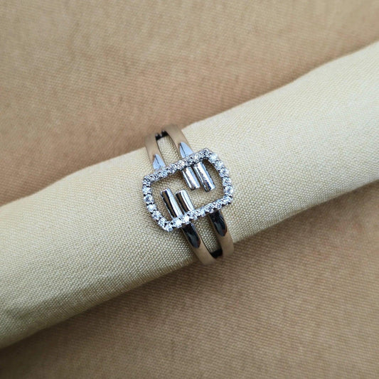 925 Silver Square Ring for Women