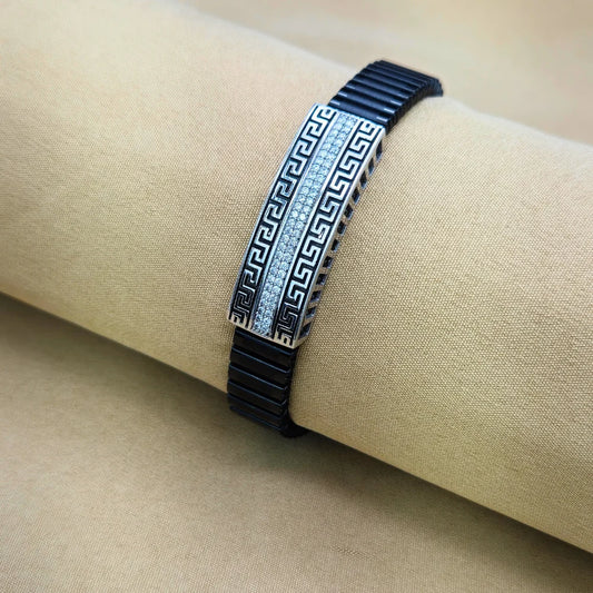 925 Silver Versace Rolex Bracelet for Men