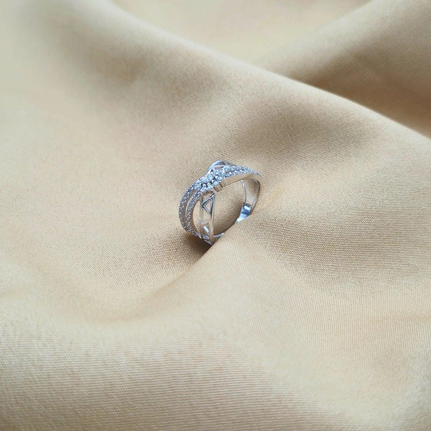 925 Silver White Moissanite Ring for Women