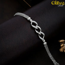 Women Silver Delicate Multi Chains Bracelet