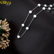 Women Silver Pearl Chain