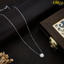 Women Silver Pearl Pendant