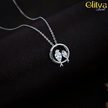 Women Silver Love Bird Pendant