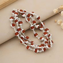 Rudraksha Silver Maala with Cover