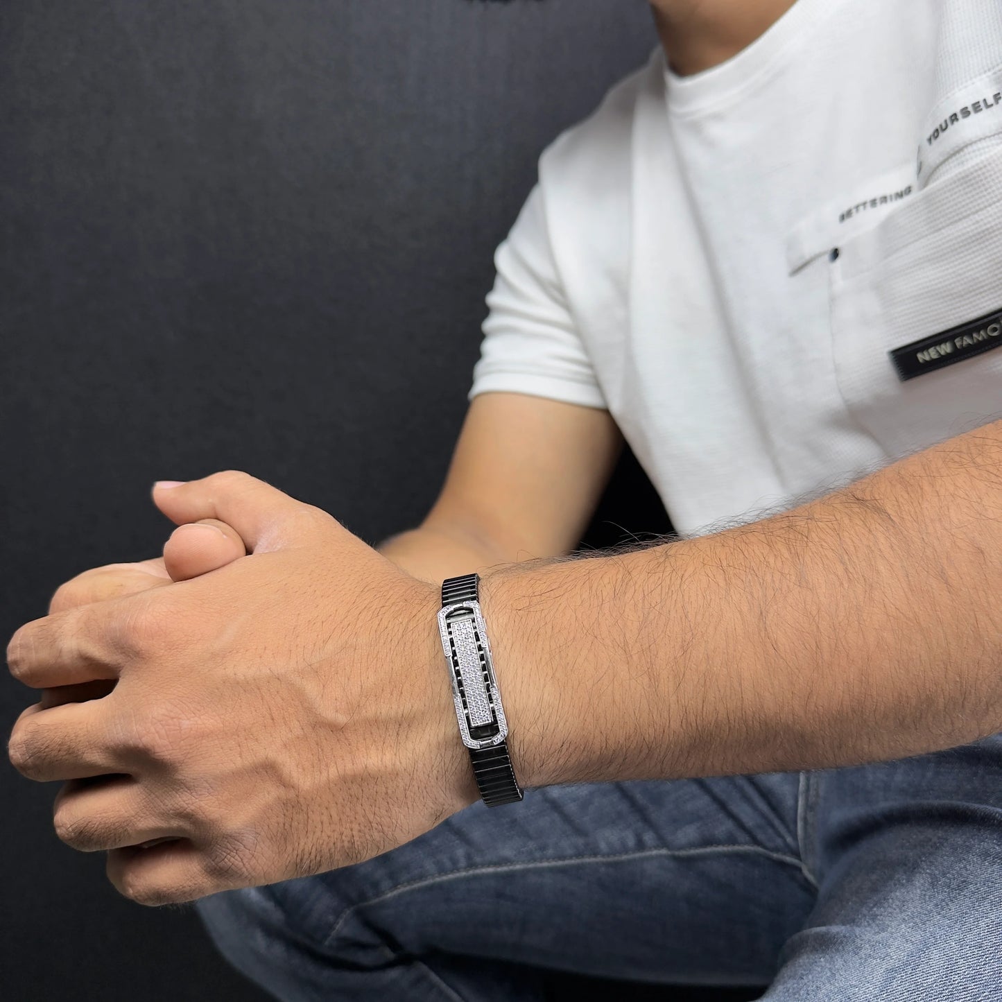 925 Silver Delicate Rolex Bracelet for Men