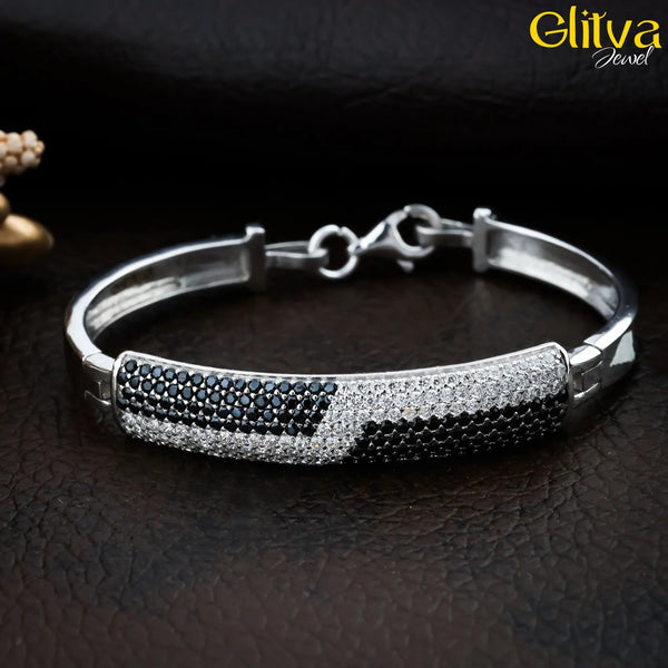 Kids Kadaa Bracelet with Black & White Diamond - glitva