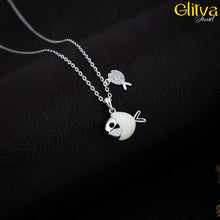 Little Fish Pendant Silver Necklace for Women - glitva