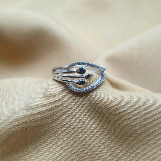 925 Silver Classic Pear Ring for Women