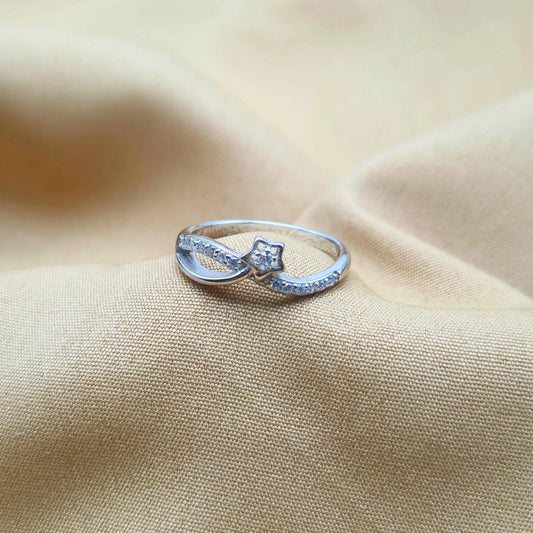 925 Silver Delicate Star Ring for Women
