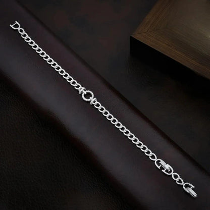 925 Silver Delicate Swarovski Diomand Bracelet for Women