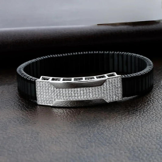 925 Silver Designer Rolex Bracelet for Men