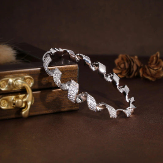 925 Silver Dior Bracelet for Women Party Wear