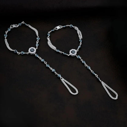 925 Silver Hexagon Bracelet for Kids | Child