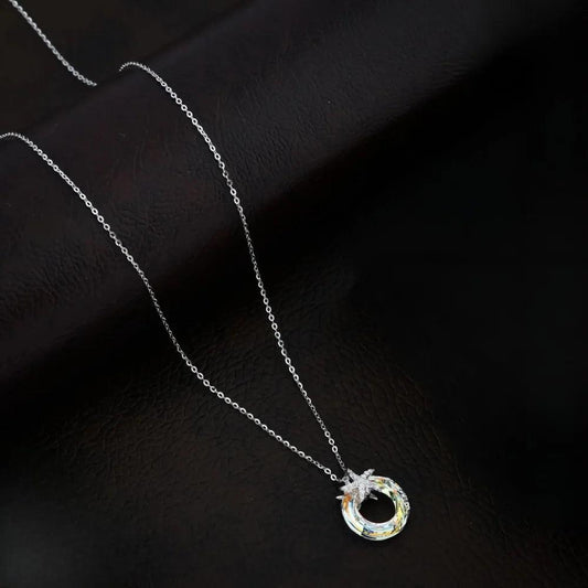 925 Silver Multi Vintage Star Pendant for Women