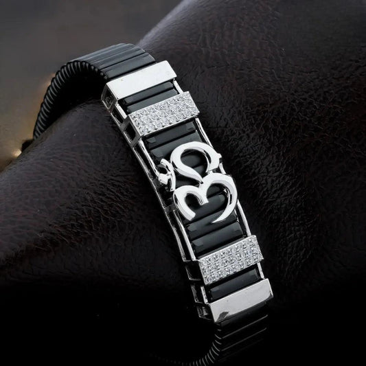 925 Silver Om Rolex Bracelet for Men