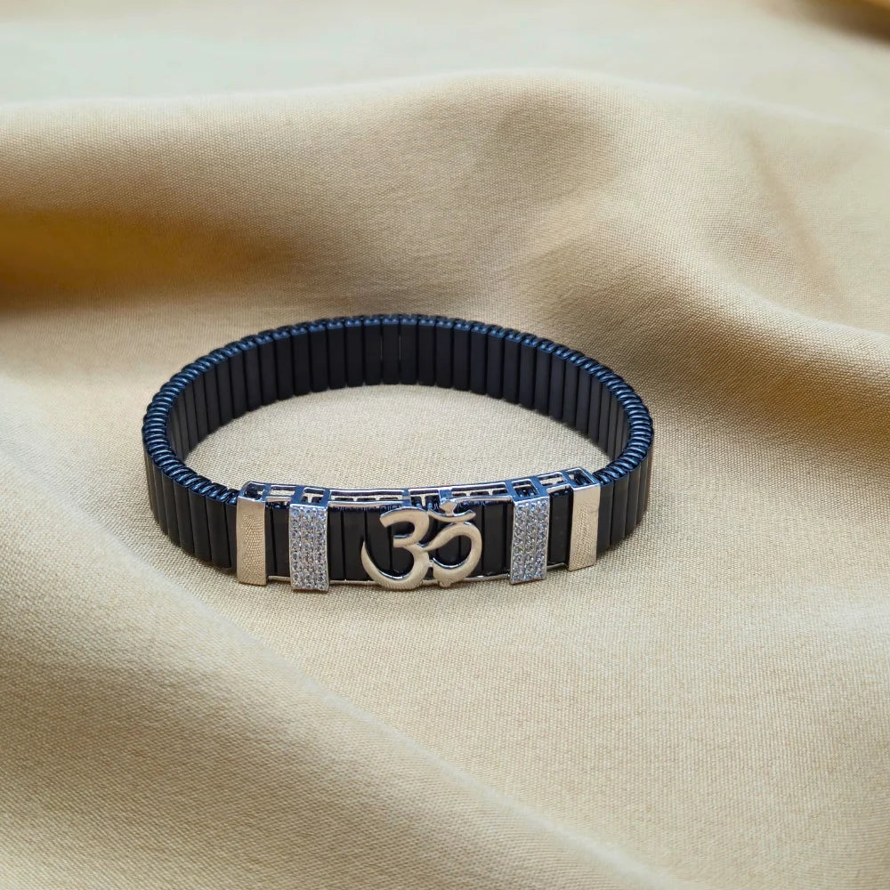 925 Silver Om Rolex Bracelet for Men