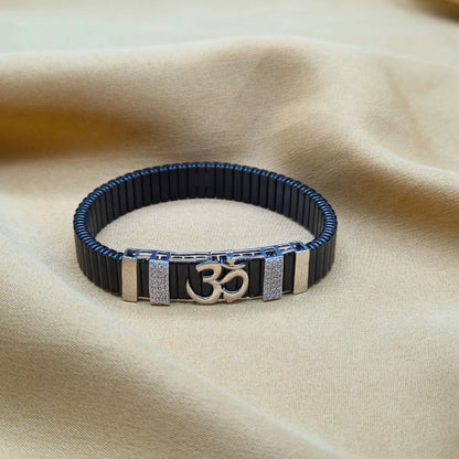 925 Silver Om Rolex Bracelet for Men