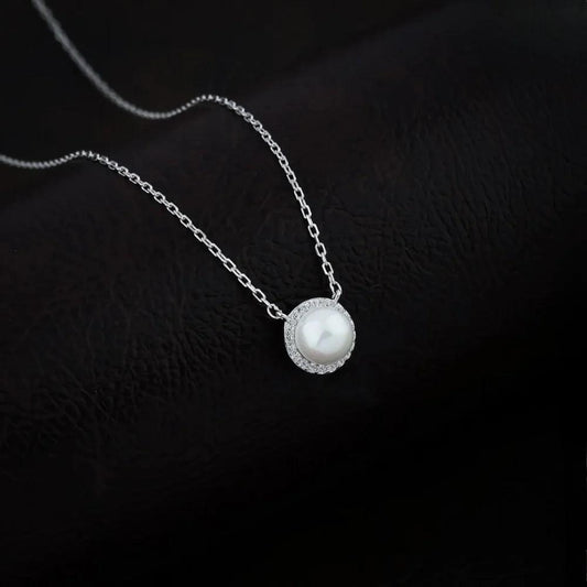 925 Silver Pearl Pendant for Women