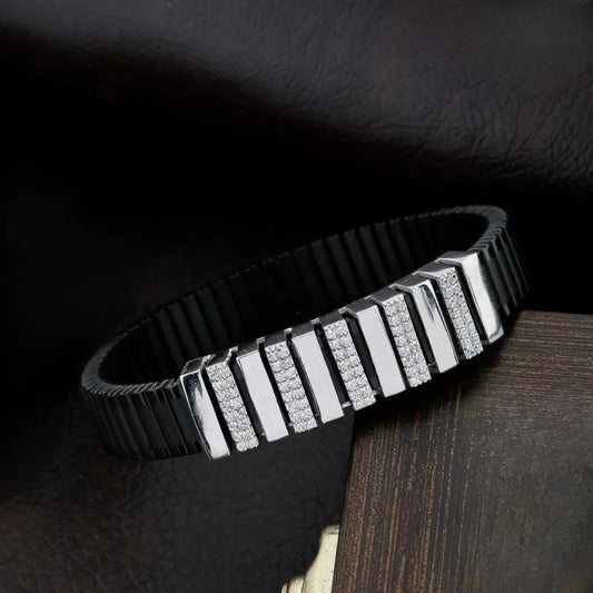 925 Silver Slim Line Rolex Bracelet for Men